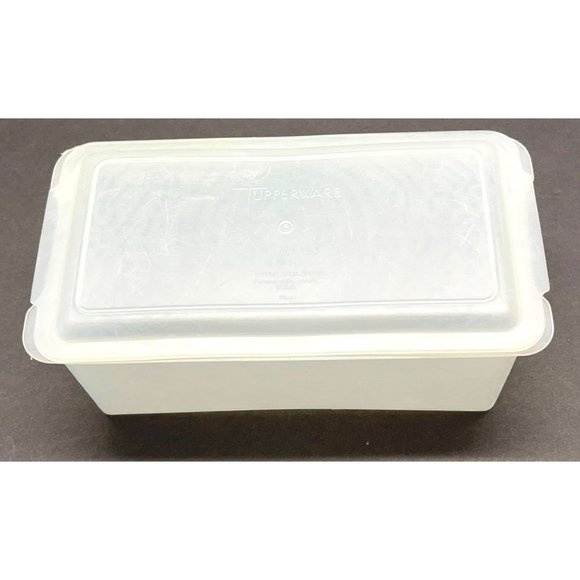 Vintage Tupperware Butter Keeper with Lid 72-1 Small Rectangle 1954 USA Dish - Picture 7 of 13